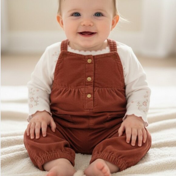 Blumind Corduroy Lightweight Sleeveless Jumpsuit size 9 Months - Picture 1 of 9